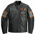 Men’s Motorcycle HD Screaming Eagle Black Cowhide Leather Jacket Harley Davidson