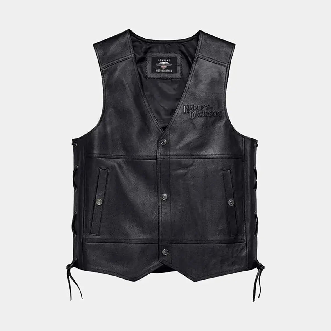 Harley Davidson Leather Vest for Men Leather Vest for Bikers