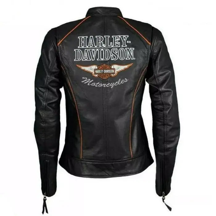 New Harley Davidson Ladies Jacket Real Leather New Fashion Motorbike Motorcycle Jackets Touring
