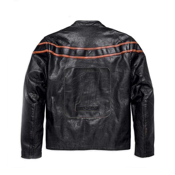 Harley-Davidson Men’s Double Ton Slim Fit Leather Jacket