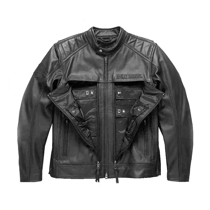 Harley-Davidson Men’s Synthesis Pocket System Leather Jacket