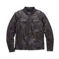 Harley Davidson Men Dauntless Convertible 2 in 1 Genuine Cow Leather Jacket