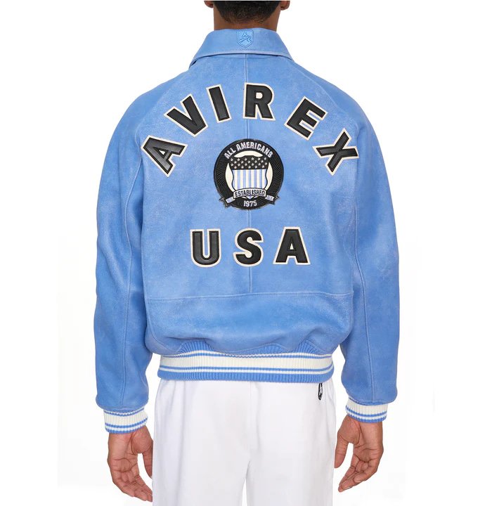 Avirex Vintage Denim Icon Leather Jacket