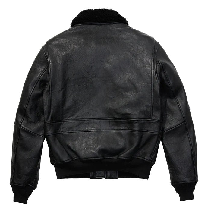 Avirex Black G-1 Bomber Leather Jacket
