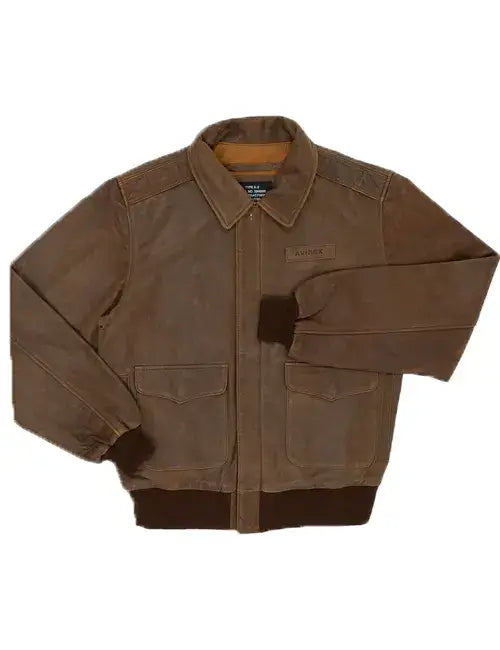 Avirex Brown Leather Jacket