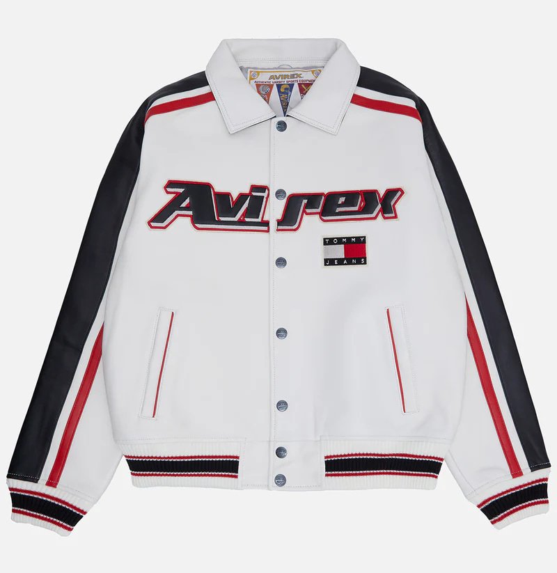 Tommy Jeans X Avirex Leather Jacket