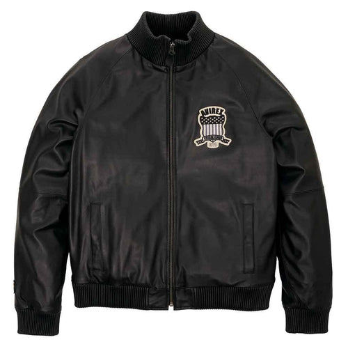 Avirex Apex Men’s Leather Track Pursuit Jacket