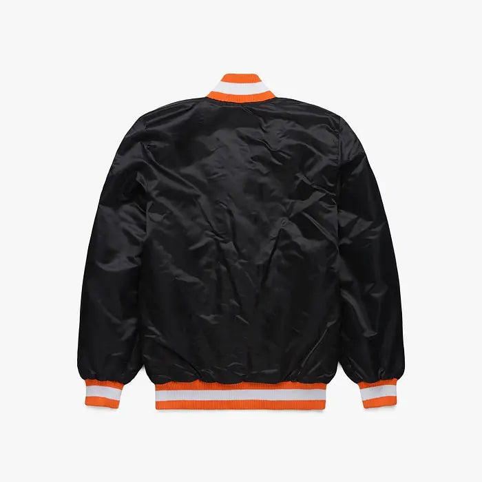Bengals Blackout Satin Jacket by HOMAGE x Starter