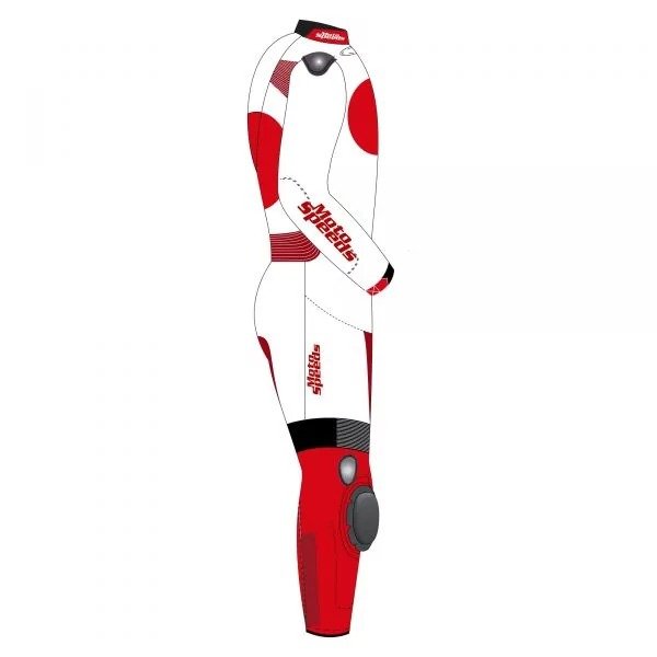 Custom Japan Flag Leather Motorcycle Suit
