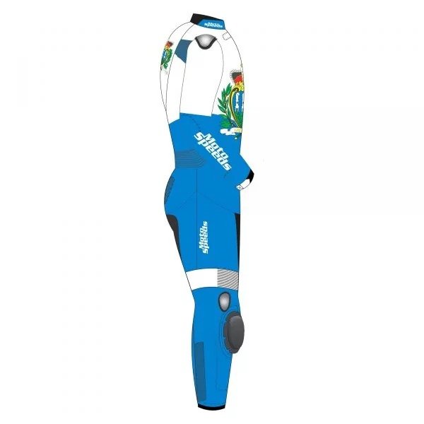 Custom San Marino Flag Motorcycle Suit