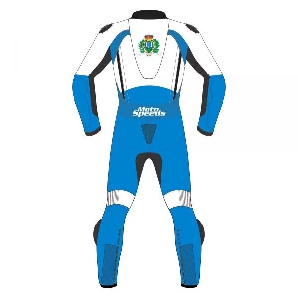 Custom San Marino Flag Motorcycle Suit