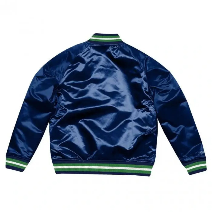Dallas Mavericks Mitchell & Ness Team Lightweight Satin Jacket