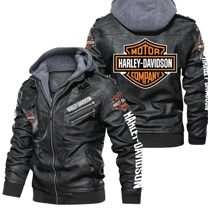 Harley-Davidson Men’s Motorbike Hoodie Biker Jacket