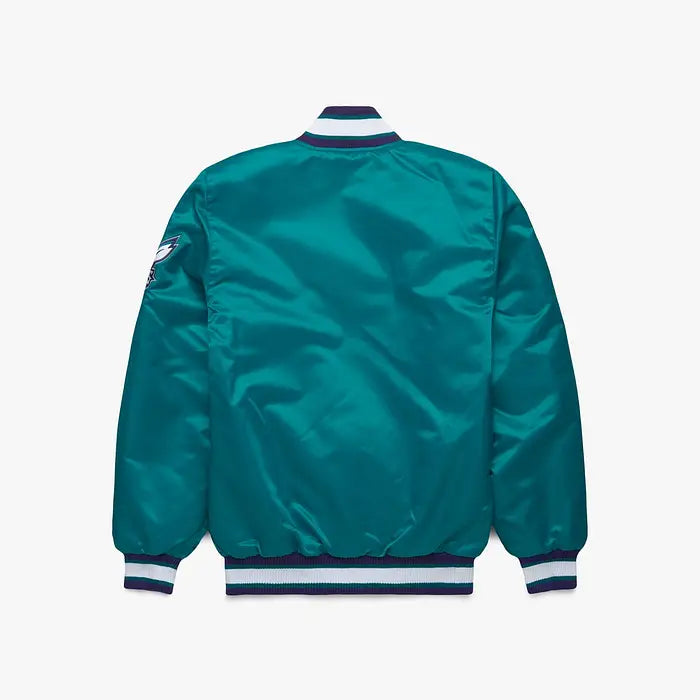 HOMAGE x Starter Hornets Satin Jacket – Unisex Officially Licensed NBA Apparel