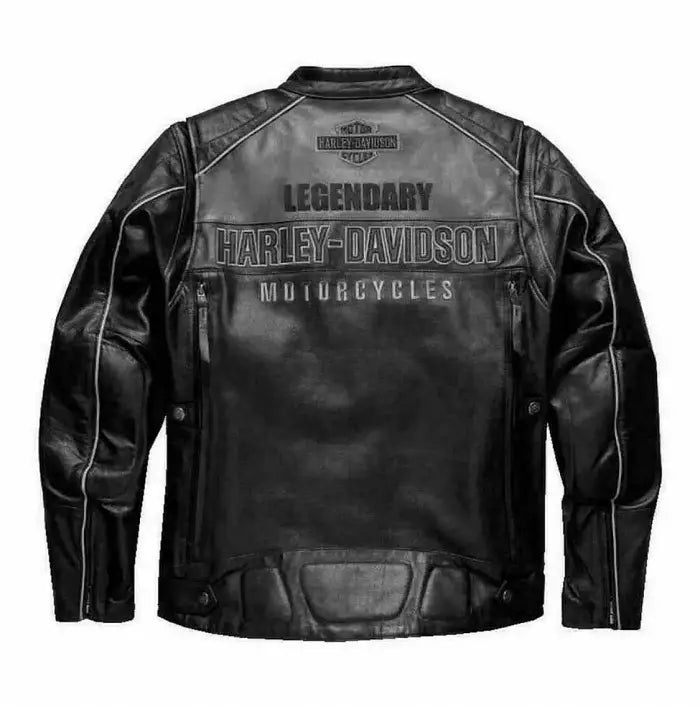 Harley Davidson Men’s VOTARY Black Leather Jacket