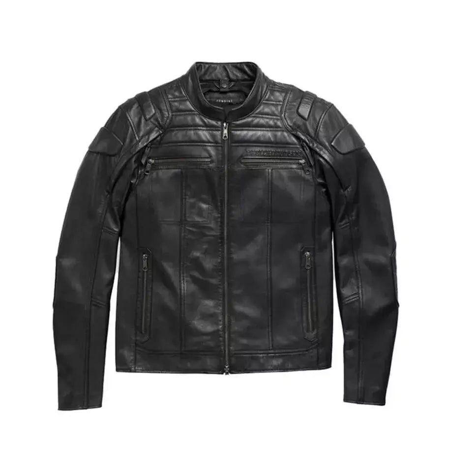 Harley-Davidson Skull Reflective Auroral Leather Jacket