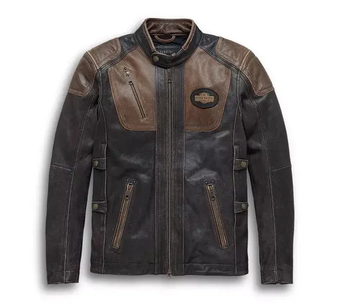 Harley Davidson Triple Vent Passing Leather Jacket