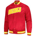 Houston Rockets Mitchell & Ness Throwback Raglan Jacket – Red