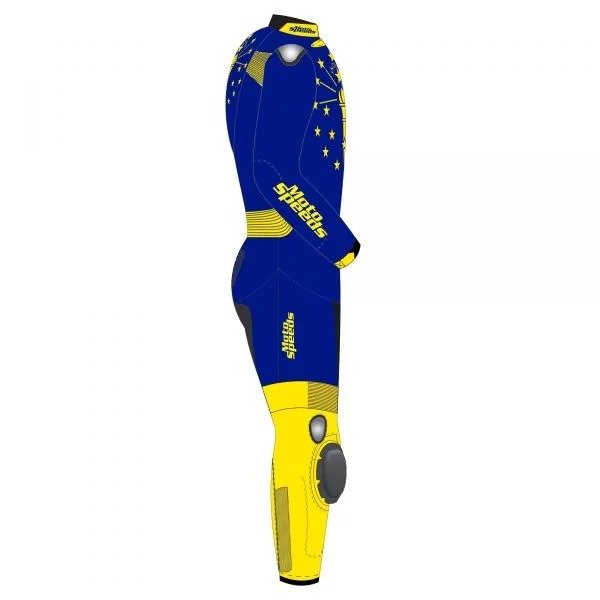 Indiana Flag Custom Leather Racing Suit