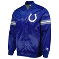 Indianapolis Colts Men’s Starter Royal Pick and Roll Full-Snap Jacket