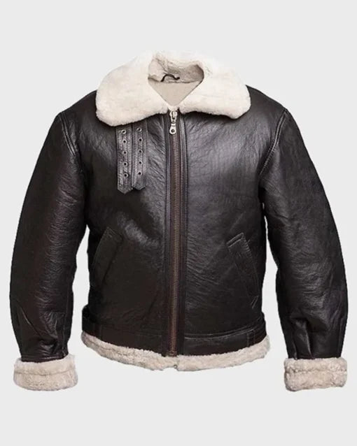 Jackson-SF Aviator Shearling Leather Jacket for Men