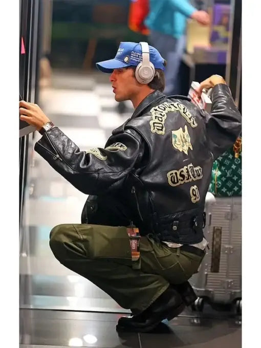 The Avirex Black Daytona Leather Jacket