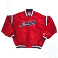 MLB Vintage Cleveland Indians Satin Jacket by Starter