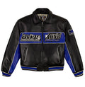 Men’s Avirex Wool Heather Grey Leather Varisty Jacket