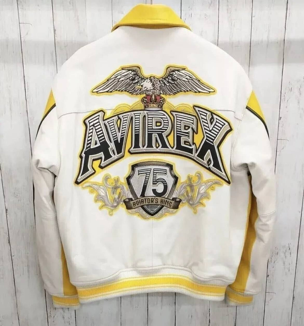 Men’s Avirex Classic King 75 Yellow Aviator Jacket