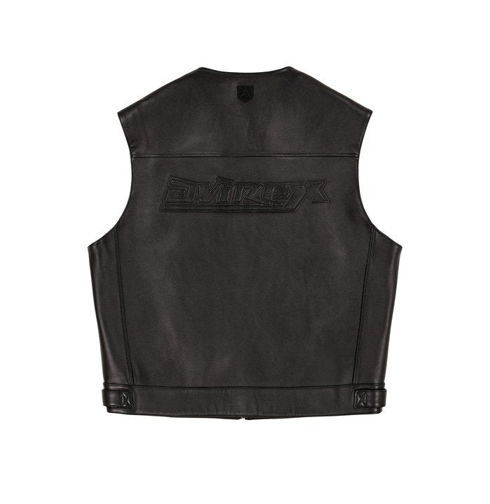 Men’s Avirex Rides Leather Vest
