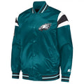 Men’s Philadelphia Eagles Midnight Green Satin Full-Snap Jacket