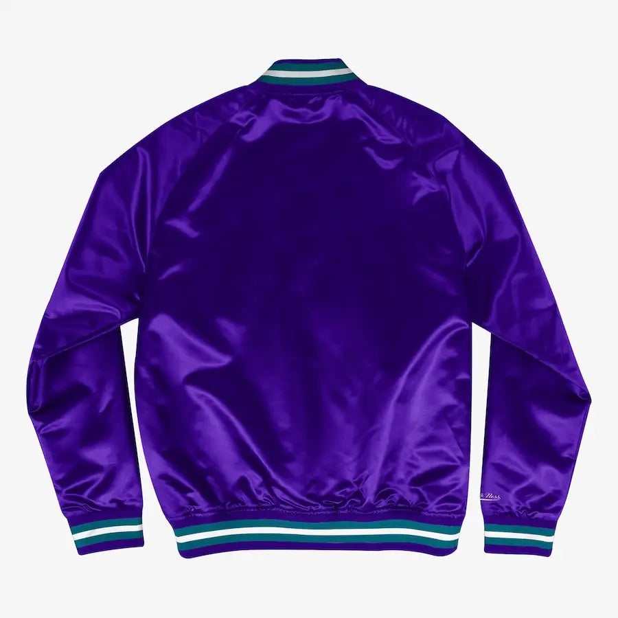 Men’s Purple Utah Jazz Lightweight Satin Full-Snap Jacket