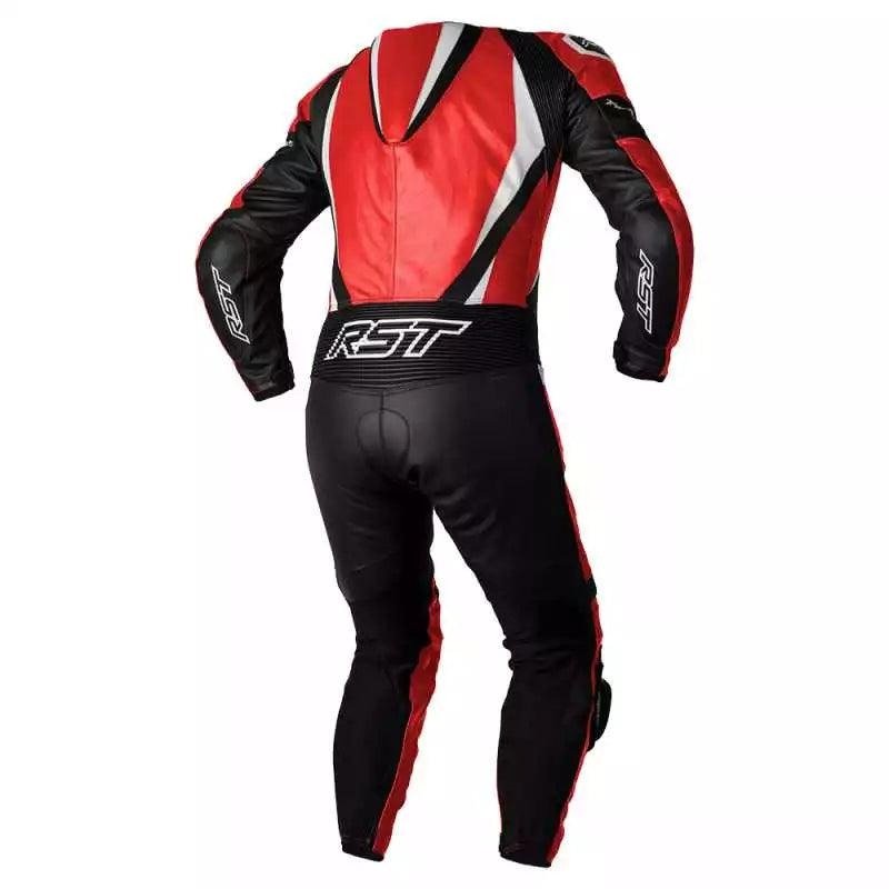 Men’s Red EVO 4 Racing Leather Suit with CE Protection