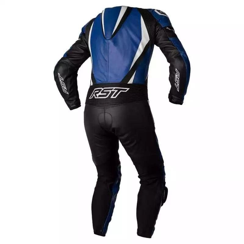 Men’s Blue EVO 4 Racing Leather Suit with CE Protection