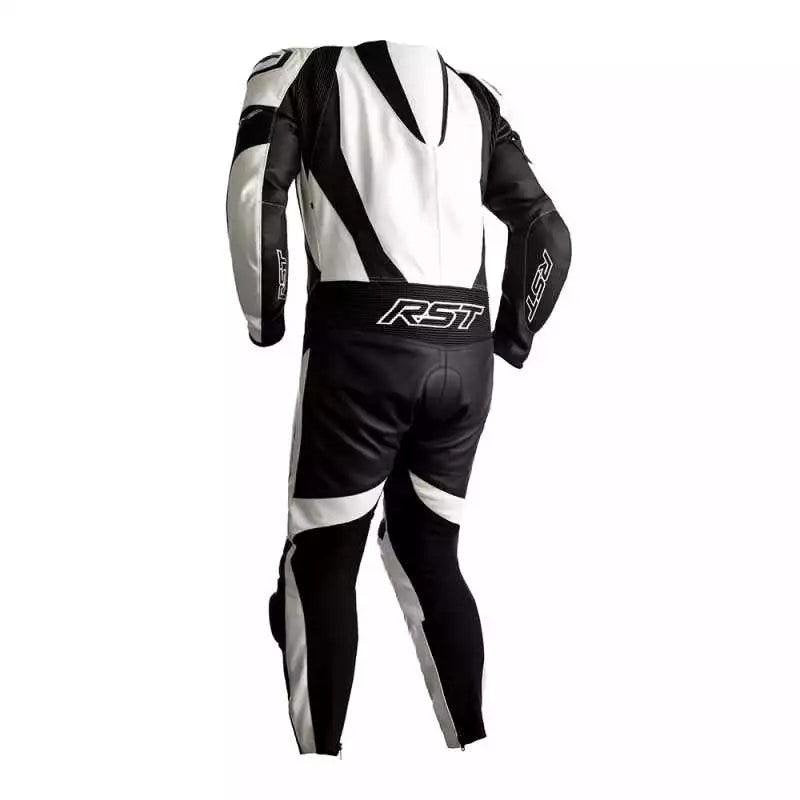 Men’s White EVO 4 Racing Leather Suit with CE Protection