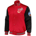 Miami Heat NBA Primetime Heavyweight Satin Jacket By Mitchell & Ness – Mens