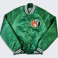 Miami Hurricanes Jacket Chalk Line Satin Bomber –Retro Design