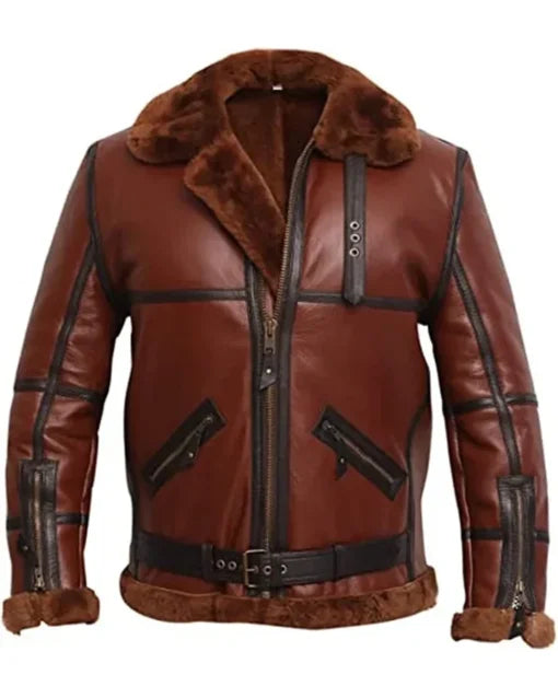 Moore RAF Aviator British Shearling Leather Jacket