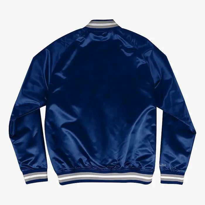Navy Satin Full-Snap Jacket for Men – Dallas Cowboys Fan Favorite