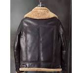 Peter Brown Triple Belted Cuffs Shearling Jacket for Men
