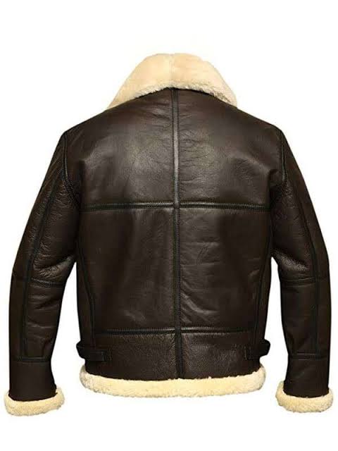 Pilot Flight WWII Shearling B3 Bomber Jacket for Men
