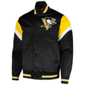 Pittsburgh Penguins NHL Heavyweight Satin Jacket for Men by Mitchell & Ness