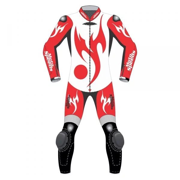 Red Eagle Biker Suit for High-Speed Thrills
