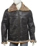 Robin Sheepskin RAF Pilot WW2 Flying Bomber Jacket