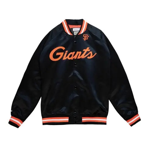 San Francisco Giants Mitchell & Ness Lightweight Satin Jacket-Men’s Premium Style