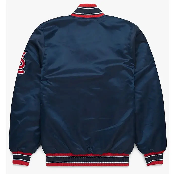 St. Louis Cardinals Navy Bomber Jacket with Classic Team Logo