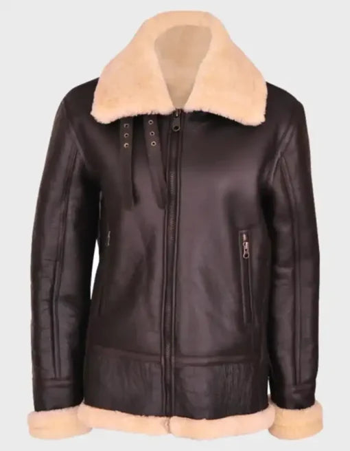 Tracy Brown SF Aviator Leather Jacket for Women Stylish Fit