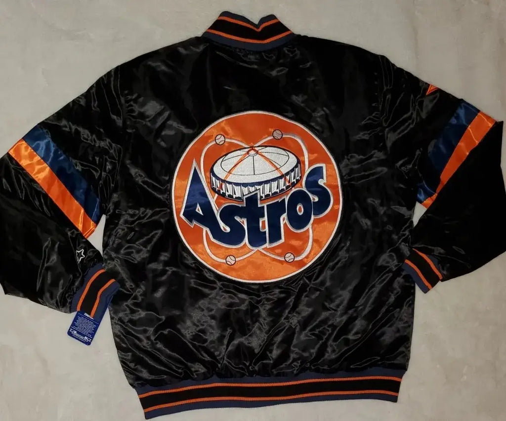 Vintage 1977 Houston Astros Starter Full Snap Jacket-Size L Htown