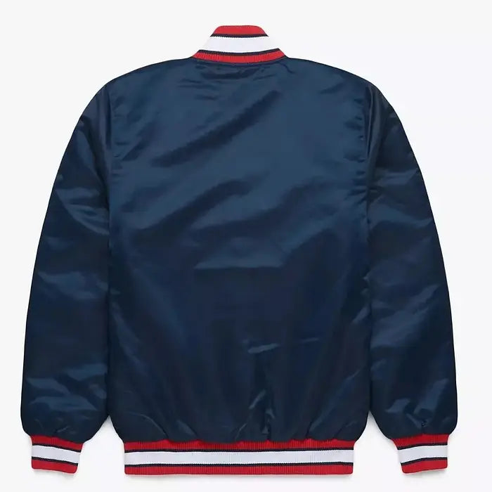 Vintage Atlanta Braves 90s Satin Varsity Jacket MLB Baseball Apparel