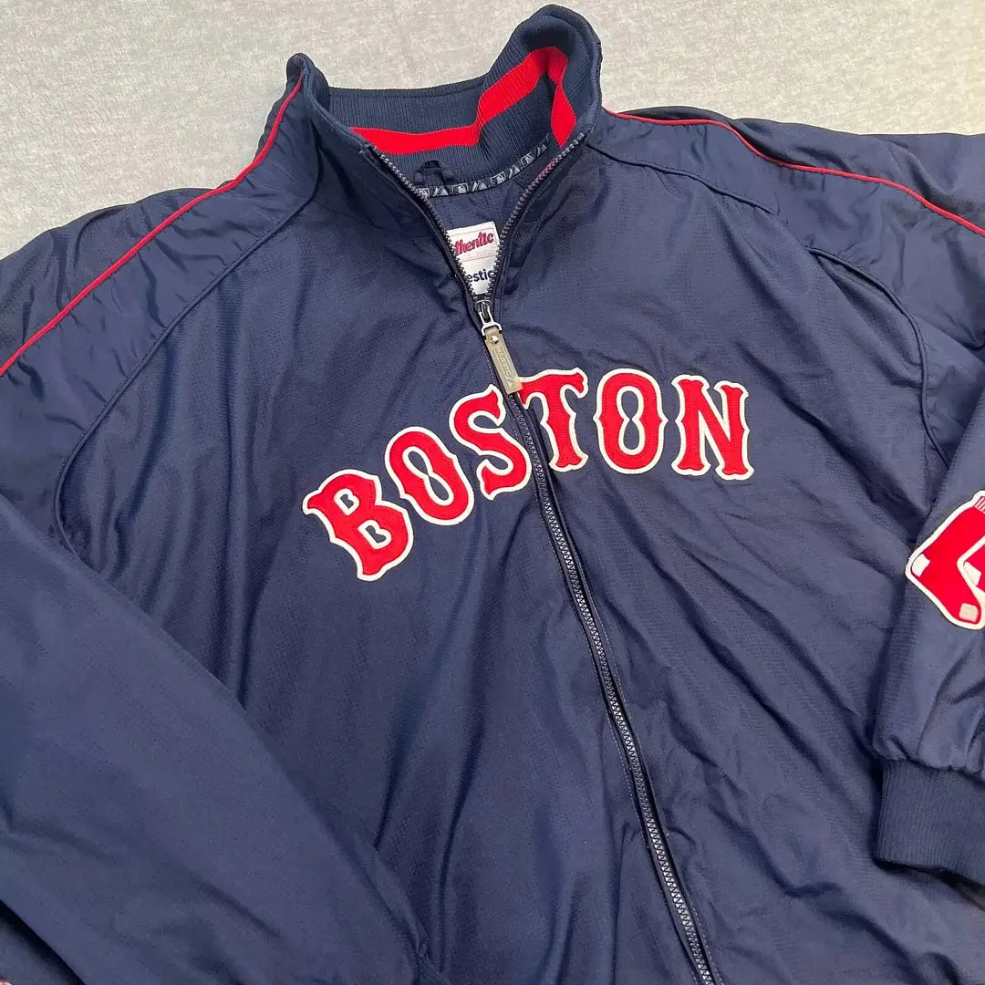 Men’s Small Vintage Majestic Red Sox Full Zip Dugout Jacket MLB